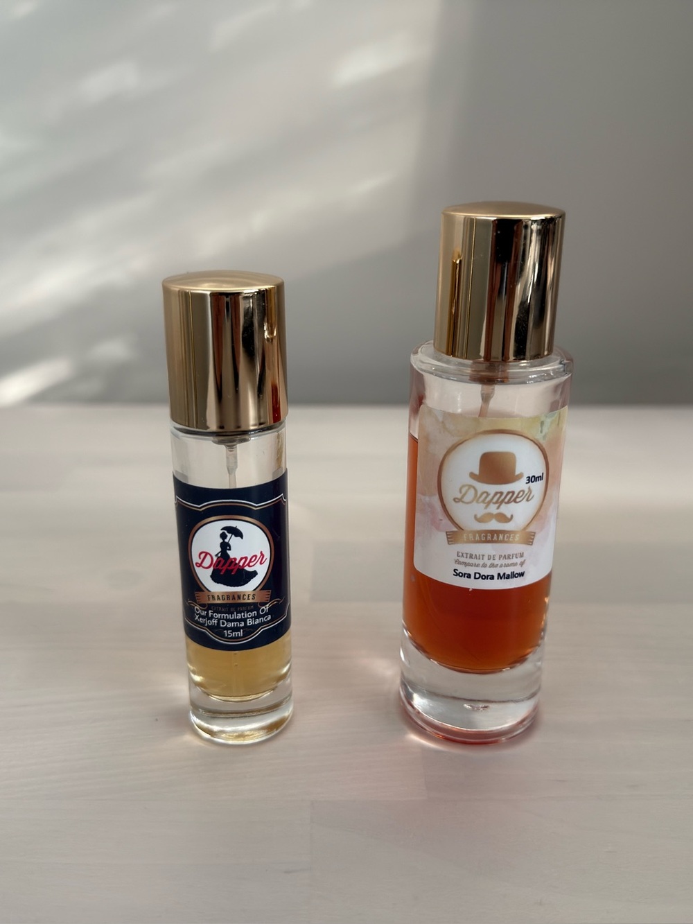 Dapper Fragrances Extrait de Parfum Bundle - Dama Bianca and Mallow – 2 Bottles